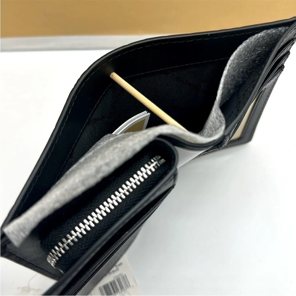 Michael Kors Black and White Floral Wallet - Picture 11 of 16